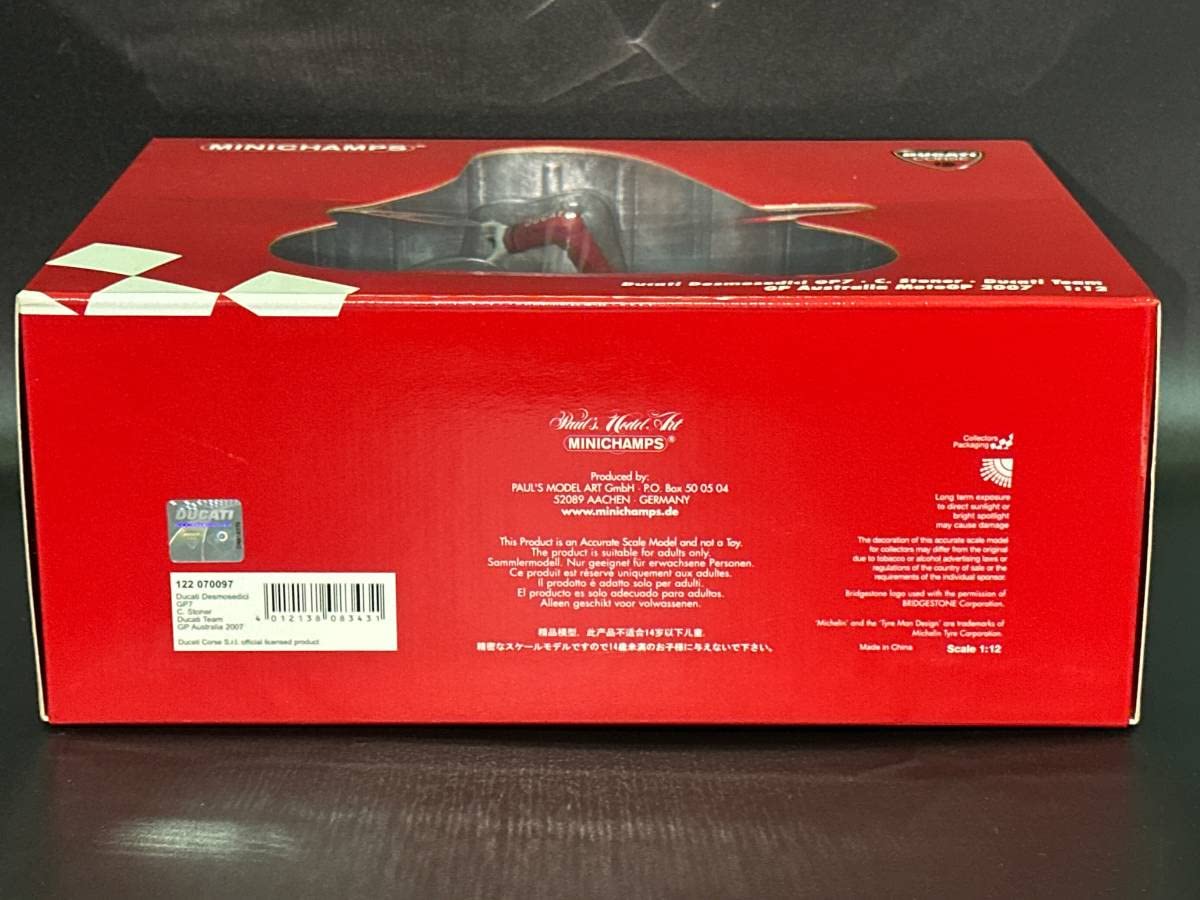 Amazon | 限定4704台 PMA ミニチャンプス 1/12 ドゥカティ